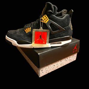 Jordan 4 | 2017 'Royalty' Black/Metallic Gold-White